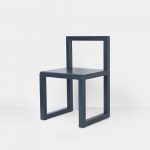 little architect chair dark blue side