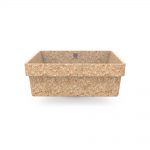 woodio cube 40 recessed natural aspen side