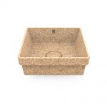 woodio cube 40 recessed natural aspen top
